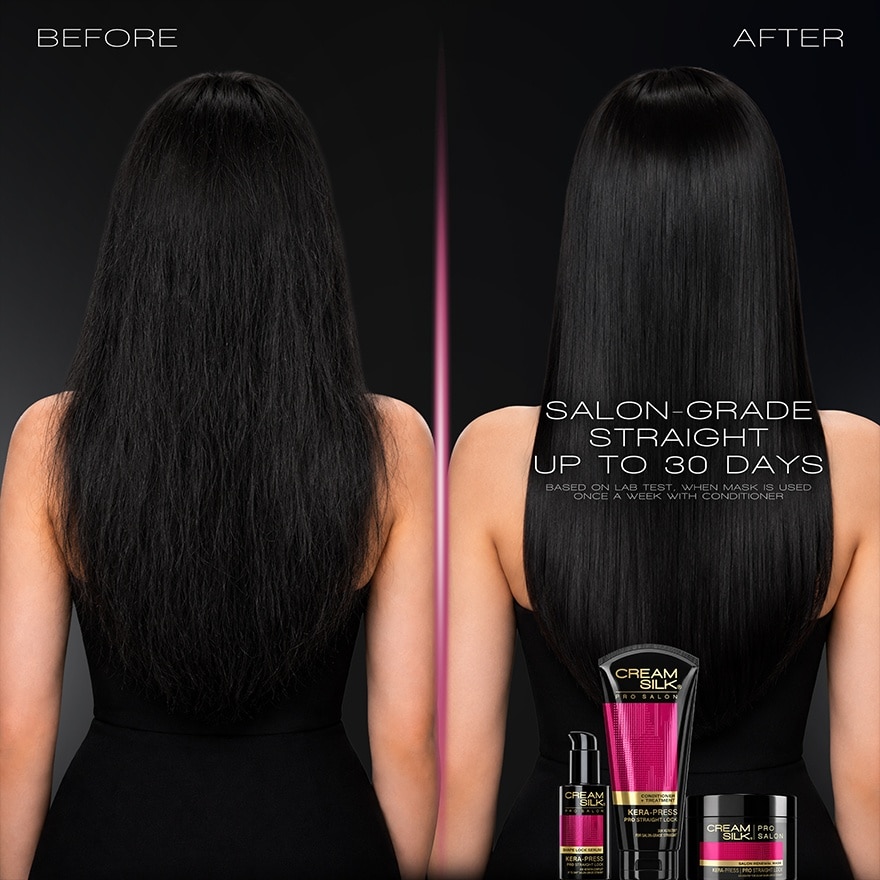 Cream Silk Triple Keratin Rescue Conditioner Ultimate Straight 340ML image