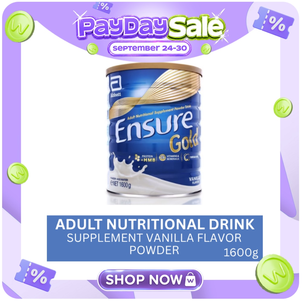 Ensure Gold Vanilla 1.6kg Powdered Milk Adult Supplement image