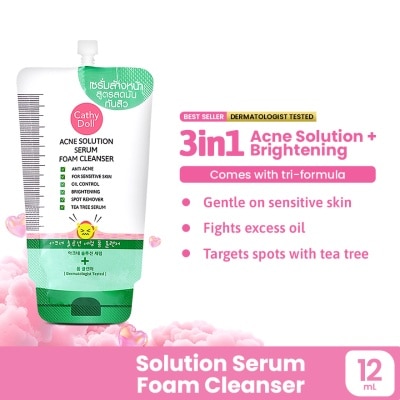 CATHY DOLL - Acne Solution Serum Foam Cleanser 12ml