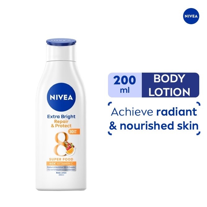 NIVEA Body Extra Bright Repair and Protect with SPF 30 Lotion 200ml