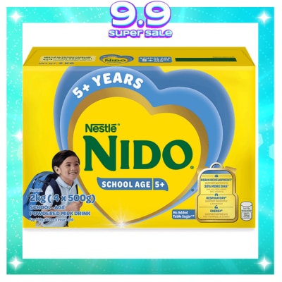 NIDO 5+ Powdered Milk Drink for Pre-Schoolers Above 3 Years Old 2kg