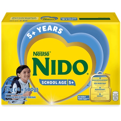 NIDO 5+ Powdered Milk Drink for Pre-Schoolers Above 3 Years Old 2kg