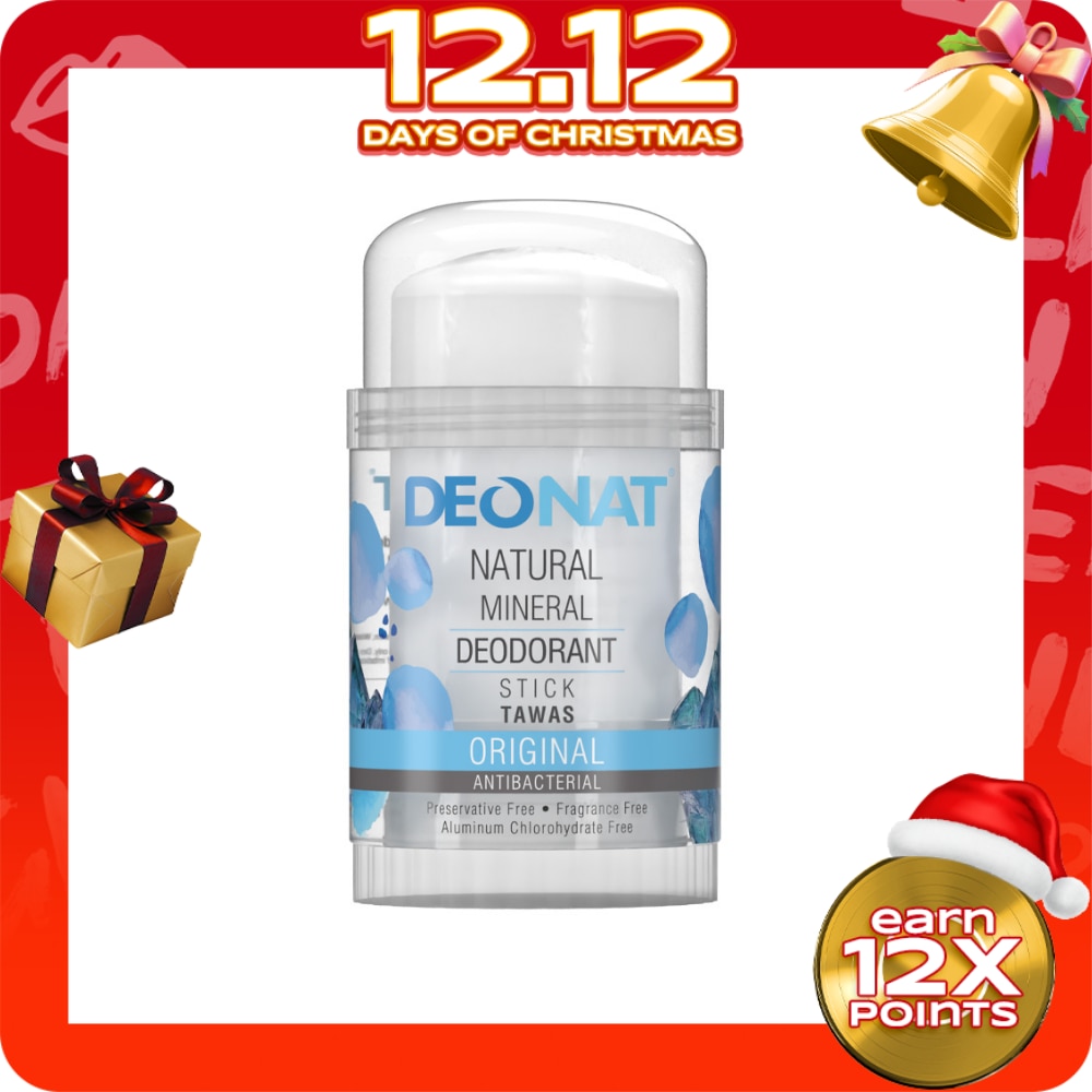 DEONAT Natural Mineral Deodorant Stick Tawas 80g