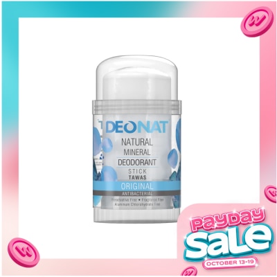 DEO NAT DEONAT Natural Mineral Deodorant Stick Tawas 80g image
