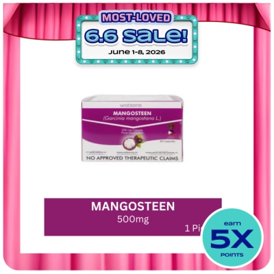 WATSONS GENERICS - WATSONS GENERICS Mangosteen 500mg Sold Per Piece
