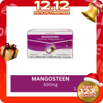 WATSONS GENERICS WATSONS GENERICS Mangosteen 500mg Sold Per Piece