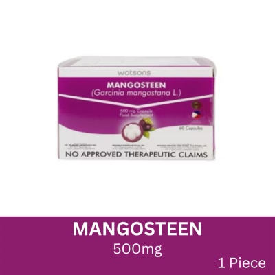 WATSONS GENERICS WATSONS GENERICS Mangosteen 500mg Sold Per Piece