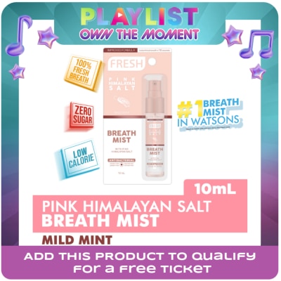 FRESH - Pink Himalayan Salt Breath Mist 10ml