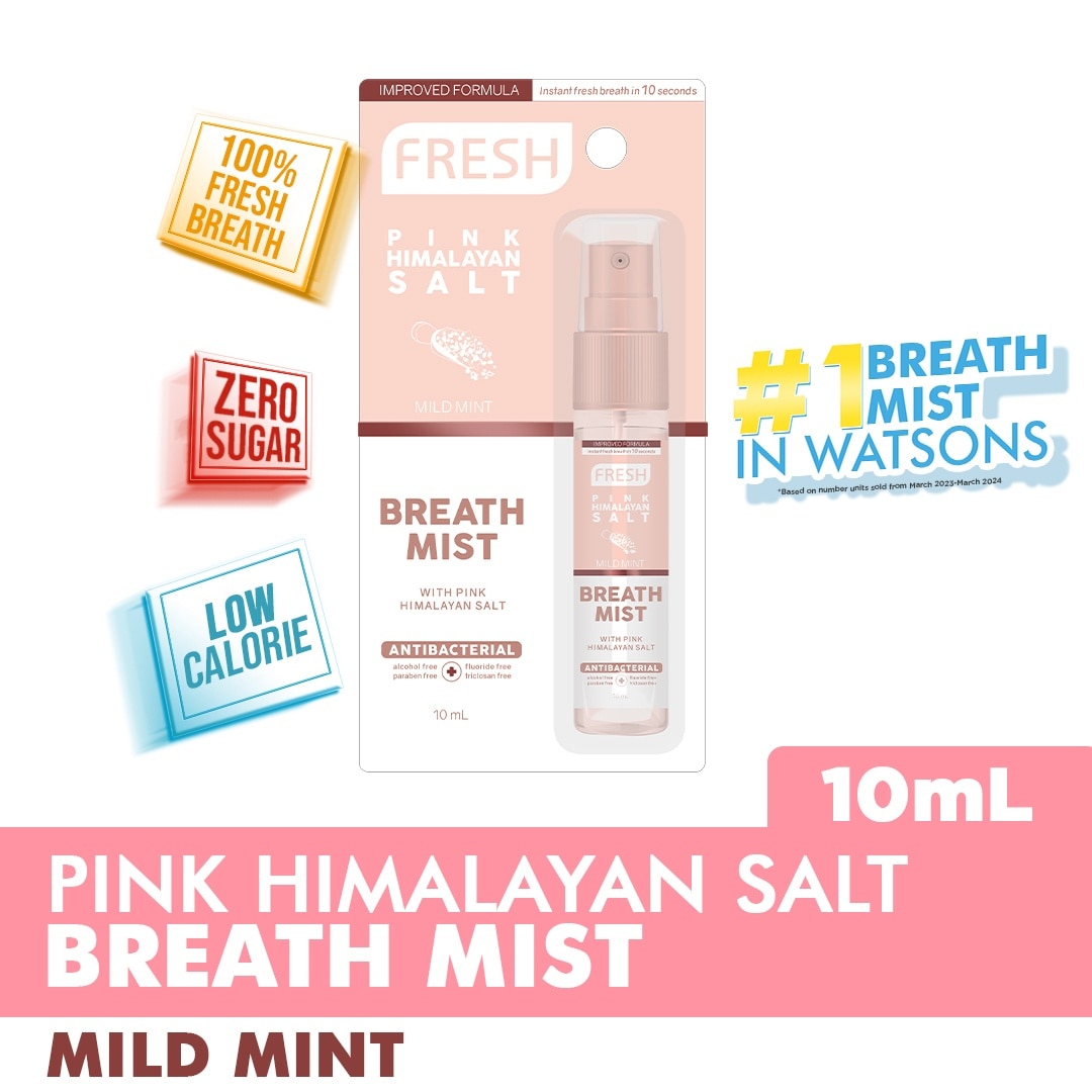 Pink Himalayan Salt Breath Mist 10ml