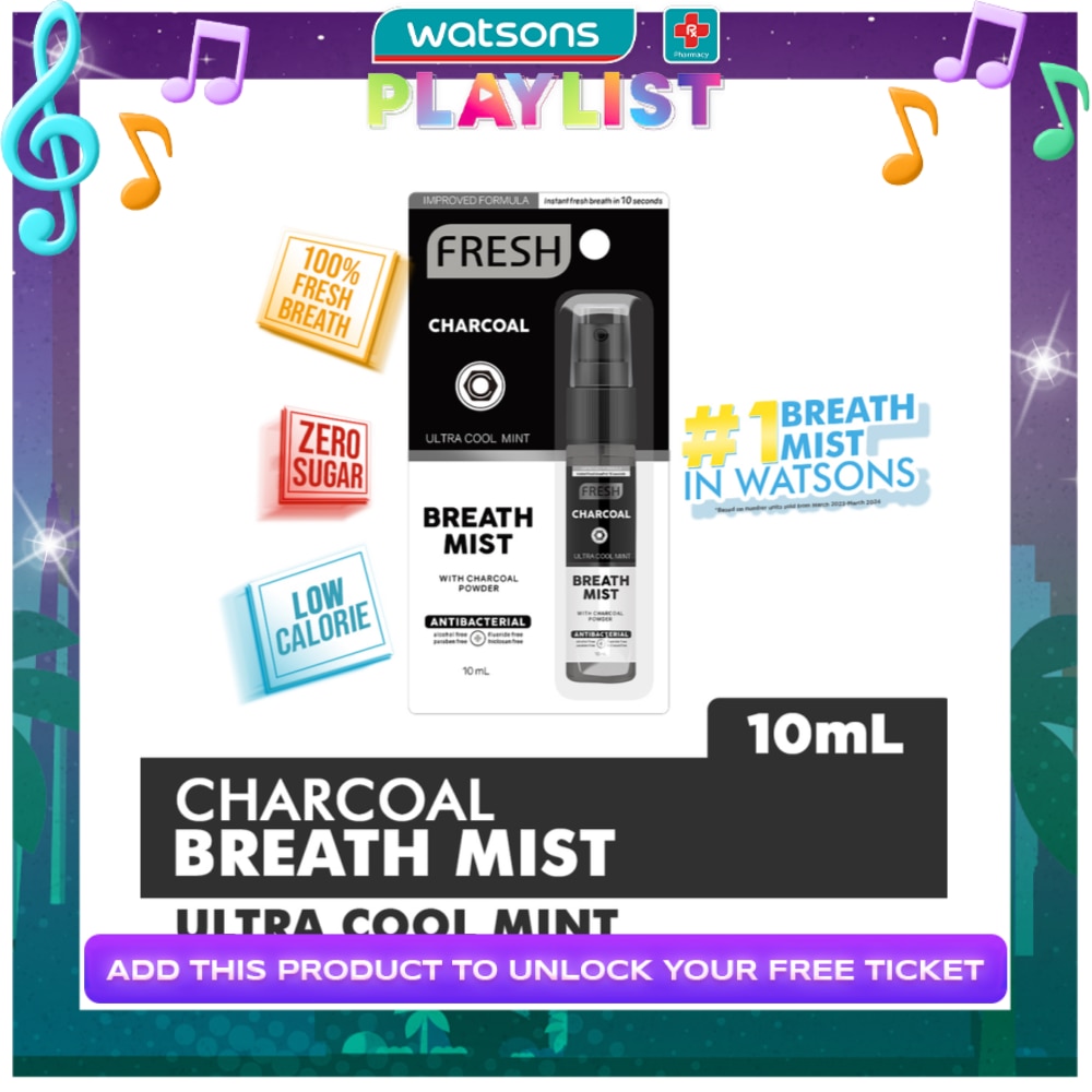 Charcoal Breath Mist 10ml