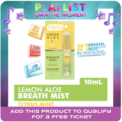 FRESH - Lemon Aloe Breath Mist 10ml