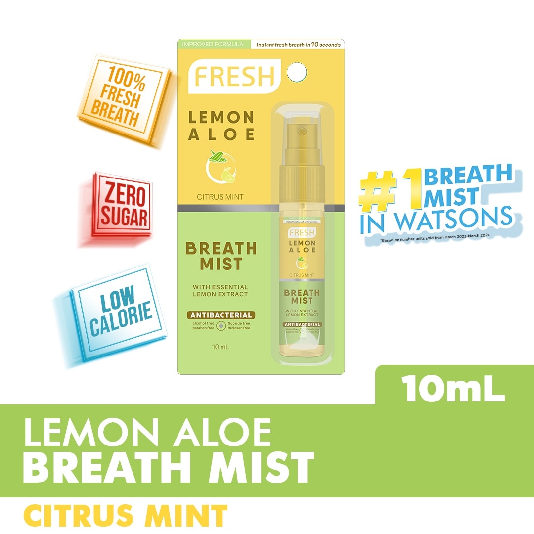 Lemon Aloe Breath Mist 10ml