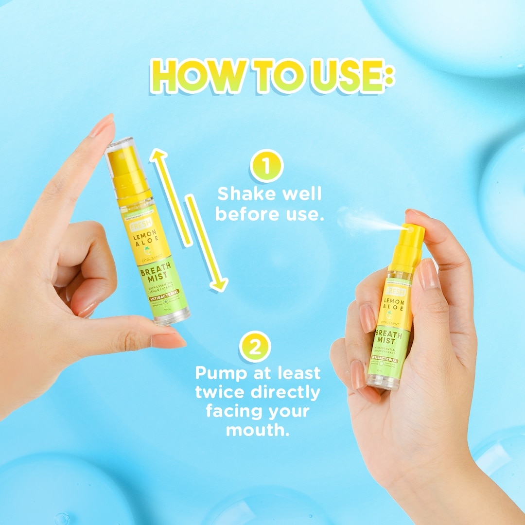Lemon Aloe Breath Mist 10ml
