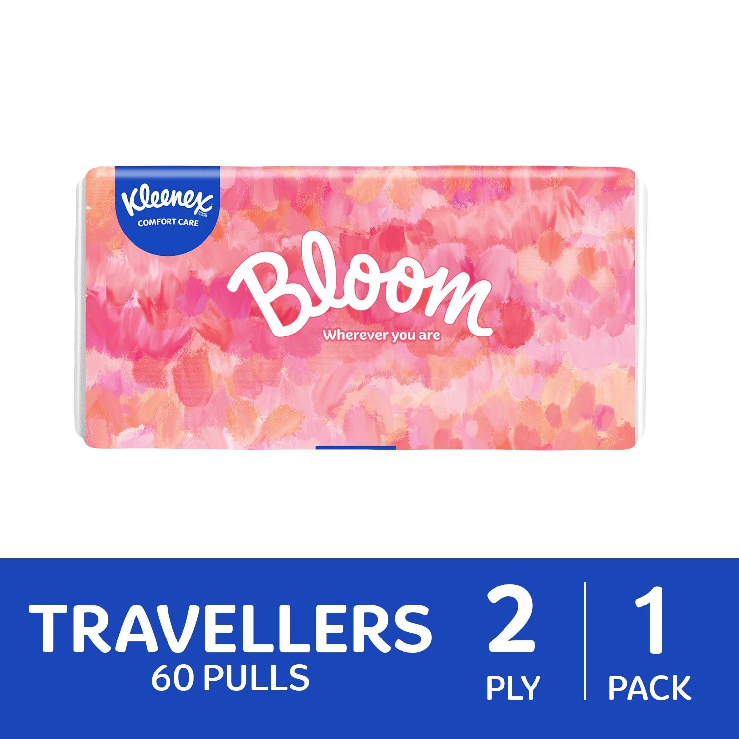 Travellers Tissue 2ply 60 Pulls