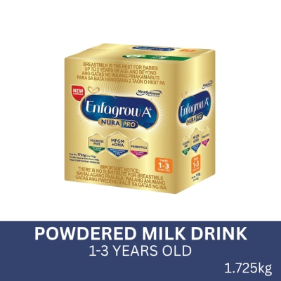 ENFAGROW A+ Three NuraPro Milk Supplement Powder for 1-3 Years Old 1.725kg