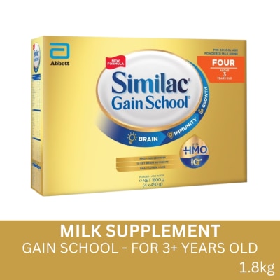 SIMILAC Similac GainSchool with HMO 1.8kg for Kids Above 3 Years