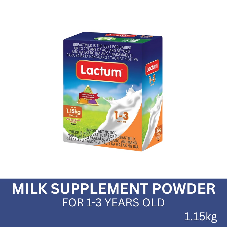 LACTUM Milk Supplement Powder for 1 to 3 Years Old 1.15kg