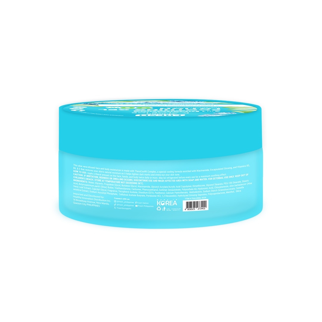 FRESH K Aloe Ice 3 in 1 Niacinamide Soothing Gel Lotion 300ml