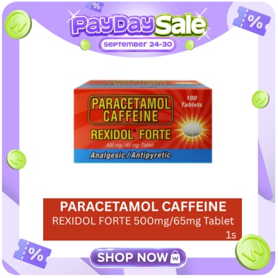65mg Sold Per Piece (Paracetamol + Caffeine) image