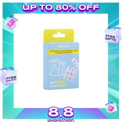 WATSONS Pill Box 8 Cmpartments
