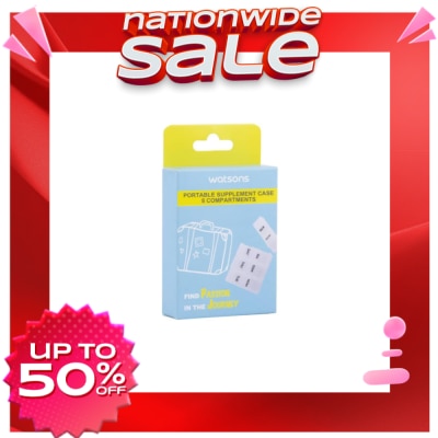 WATSONS Pill Box 8 Cmpartments