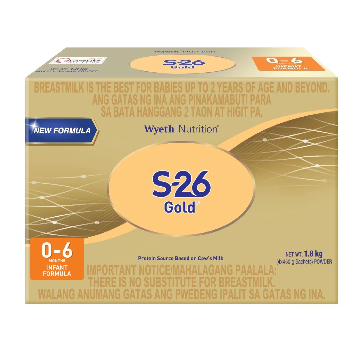 Gold® One Infant Formula For 0-6 Months Bag in Box 1.8kg