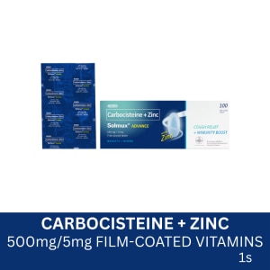 SOLMUX Carbocisteine + Zinc Sold Per Piece