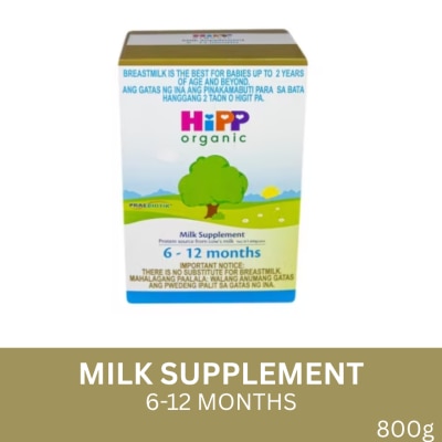 HIPP Milk Supplement 800g 6-12 months