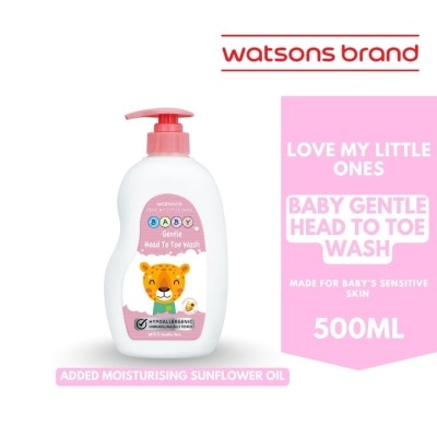 WATSONS Love My Little One Gentle Baby Foaming Head To Toe Wash 400ml