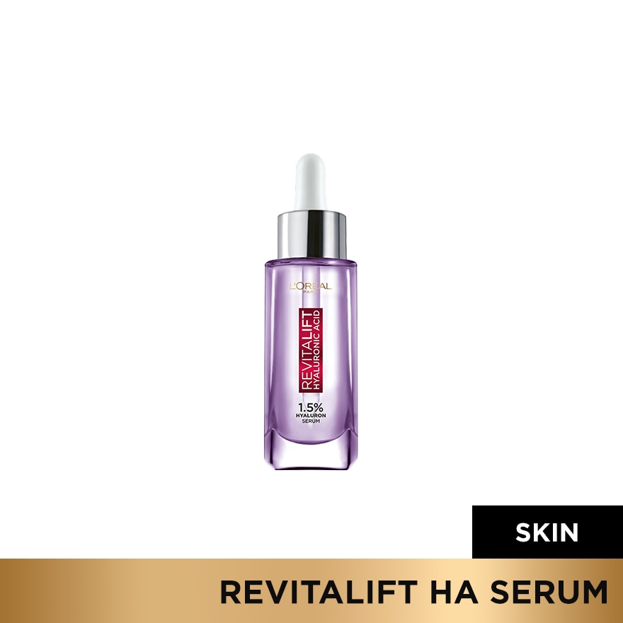 LOREAL Paris Revitalift 1.5% Hyaluronic Acid Face Anti Aging Serum 30ml image