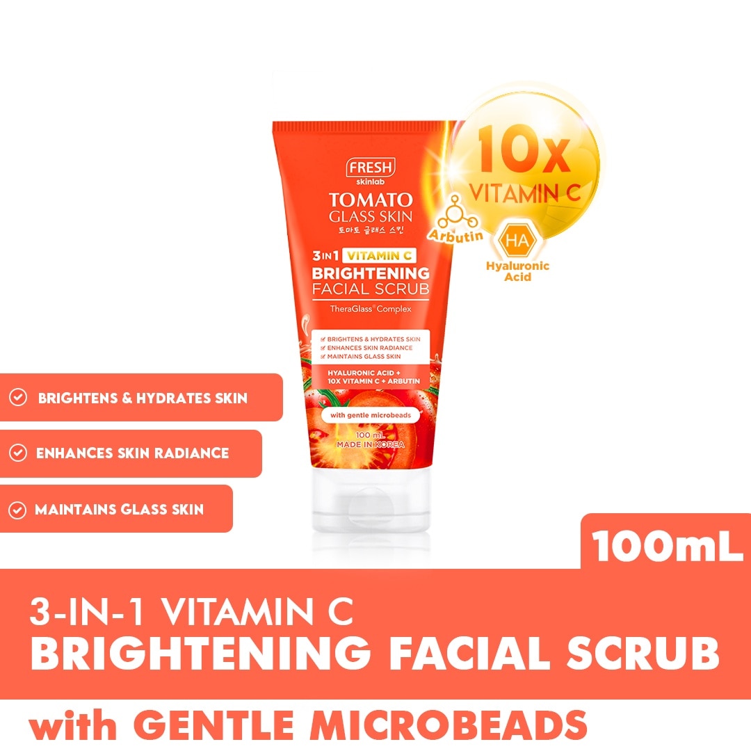 Tomato Glass Skin Micro Polish Facial Scrub 100ml