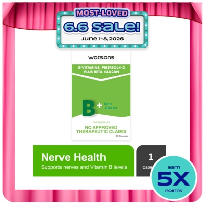 WATSONS GENERICS - WATSONS GENERICS B Complex Plus Capsule 500mg x 1 Capsule Expiry: August 11, 2026)