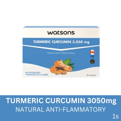 WATSONS GENERICS WATSONS GENERICS Turmeric Curcumin 3050mg Sold Per Piece