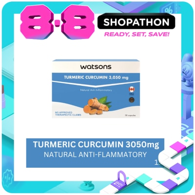 WATSONS GENERICS - WATSONS GENERICS Turmeric Curcumin 3050mg Sold Per Piece image