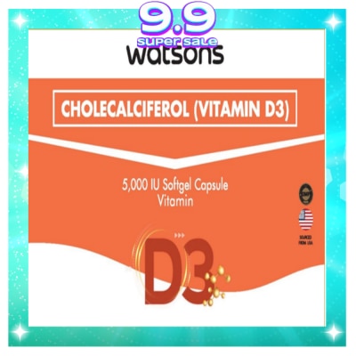 WATSONS GENERICS WATSONS GENERICS Vitamin D3 Sold Per Piece