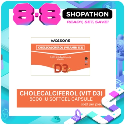 WATSONS GENERICS - WATSONS GENERICS Vitamin D3 Sold Per Piece image