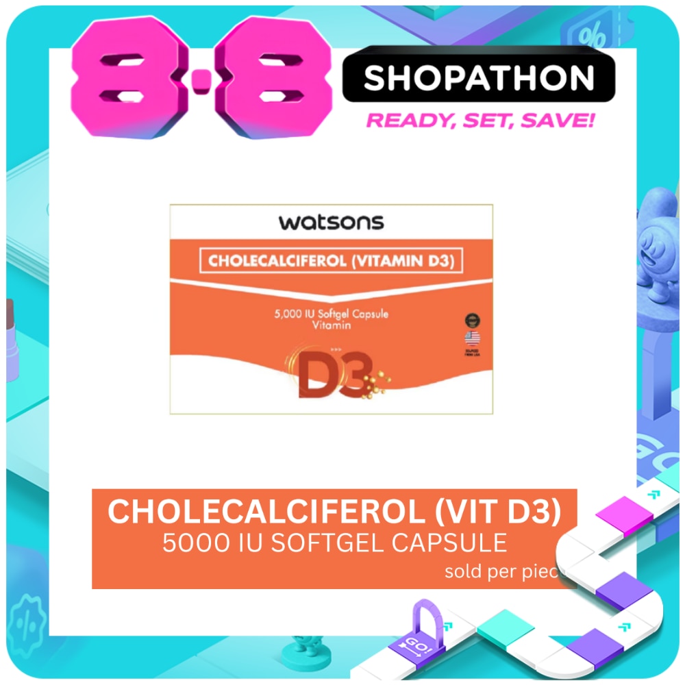 WATSONS GENERICS Vitamin D3 Sold Per Piece image