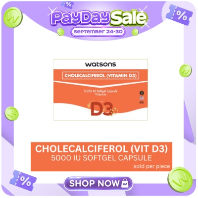 WATSONS GENERICS WATSONS GENERICS Vitamin D3 Sold Per Piece image