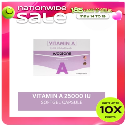 WATSONS GENERICS - WATSONS GENERICS Vitamin A Sold Per Piece