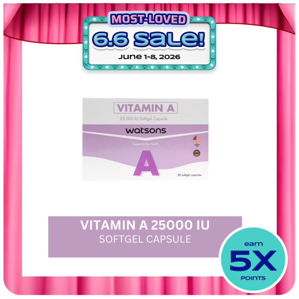 WATSONS GENERICS Vitamin A Sold Per Piece