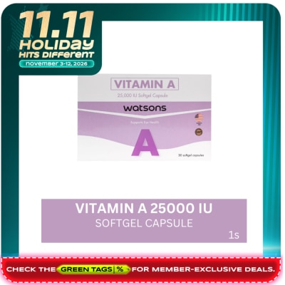 WATSONS GENERICS WATSONS GENERICS Vitamin A Sold Per Piece image