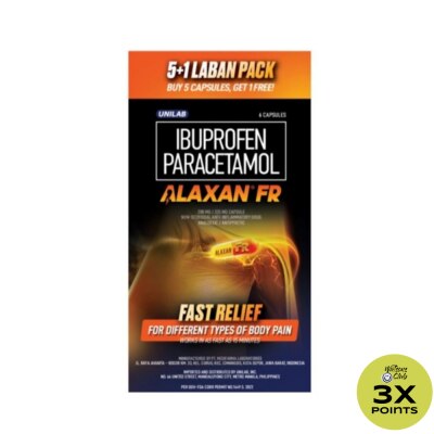 ALAXAN ALAXAN Ibuprofen + Paracetamol 5 + 1 Laban Pack