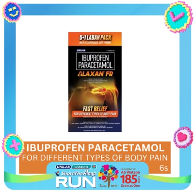 ALAXAN ALAXAN Ibuprofen + Paracetamol 5 + 1 Laban Pack