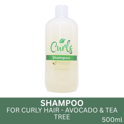 CURLS Zenutrients Shampoo Protain-Free Shampoo with Avocado & Tea Tree 500ml