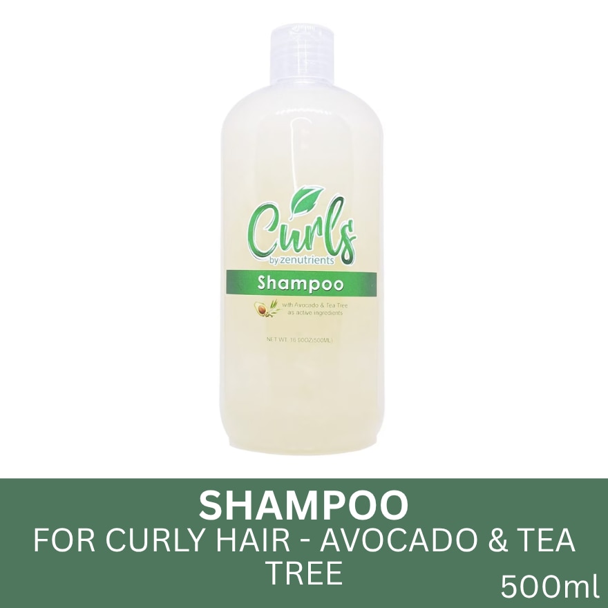 Zenutrients Shampoo Protain-Free Shampoo with Avocado & Tea Tree 500ml