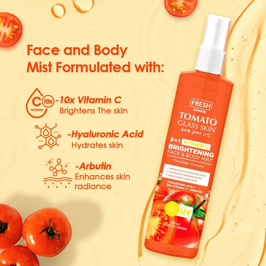 Fresh Skinlab Tomato Glass Skin Face & Body 150ml