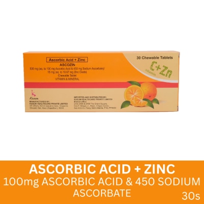 ASCOZIN Acozin Chewable Tablet 30s