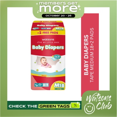 WATSONS WATSONS Baby Diaper Tape Medium 18+2 Pads image