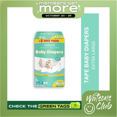 WATSONS WATSONS Baby Diaper Tape Extra Large 14+2 Pads image