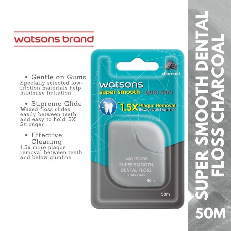 Love my Smile Dental Floss Charcoal 50M